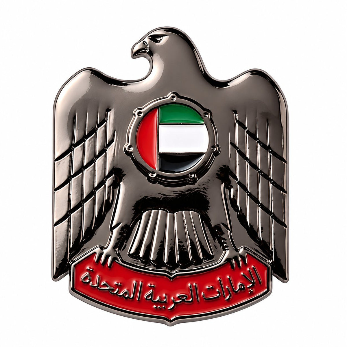 UAE Eagle Pin – Black