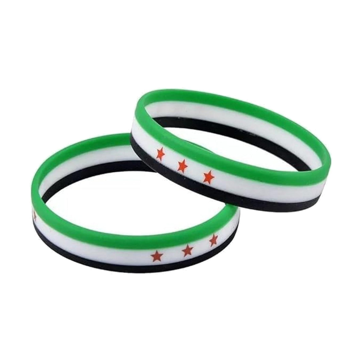 Syria Flag Wristbands – 2 Pack – main product view