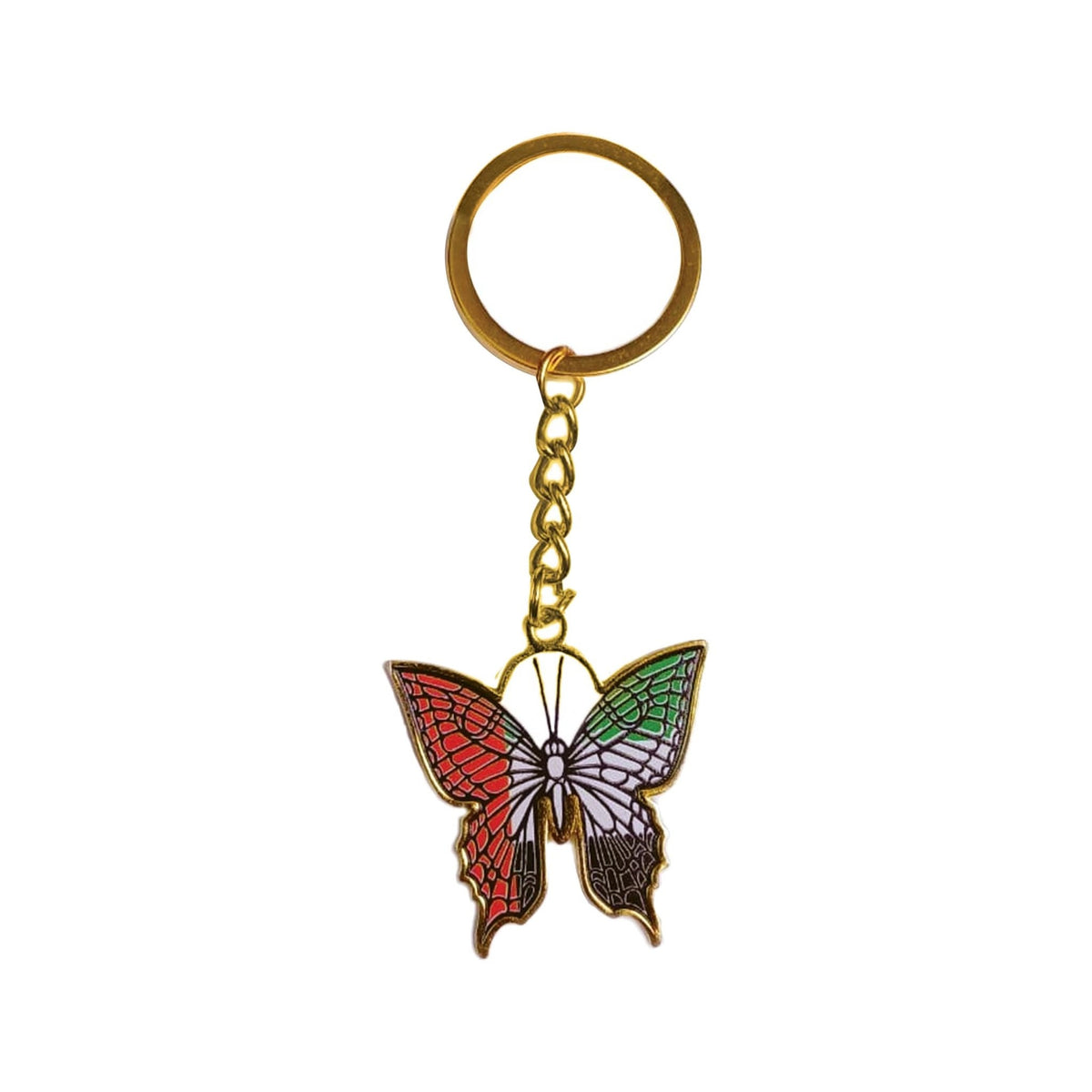 UAE Butterfly Keychain – main product view