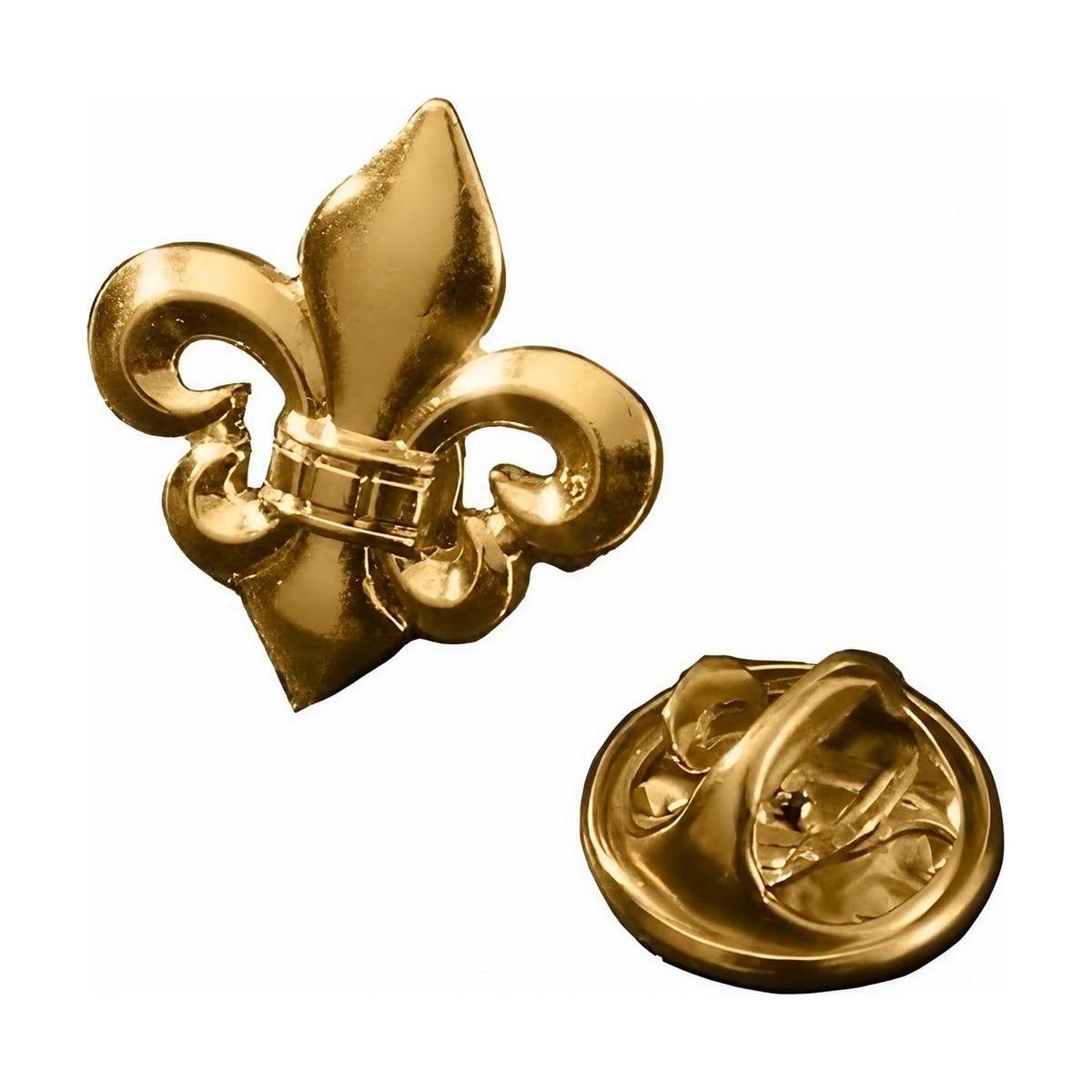 Fleur-de-Lis Lapel Pin – Golden