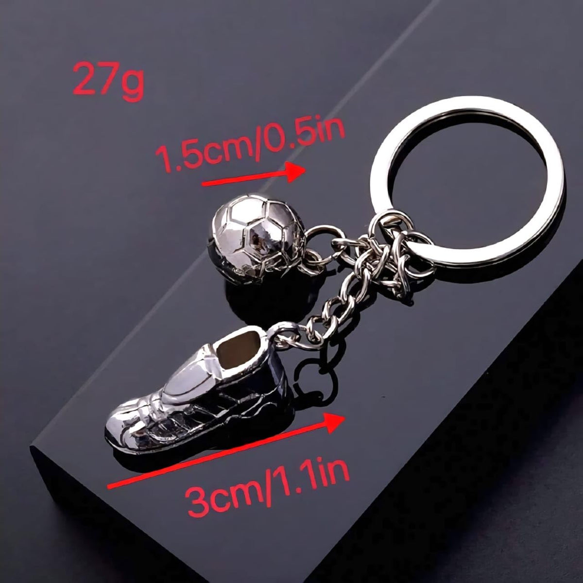 Football Boot Keychain – additional product view 2