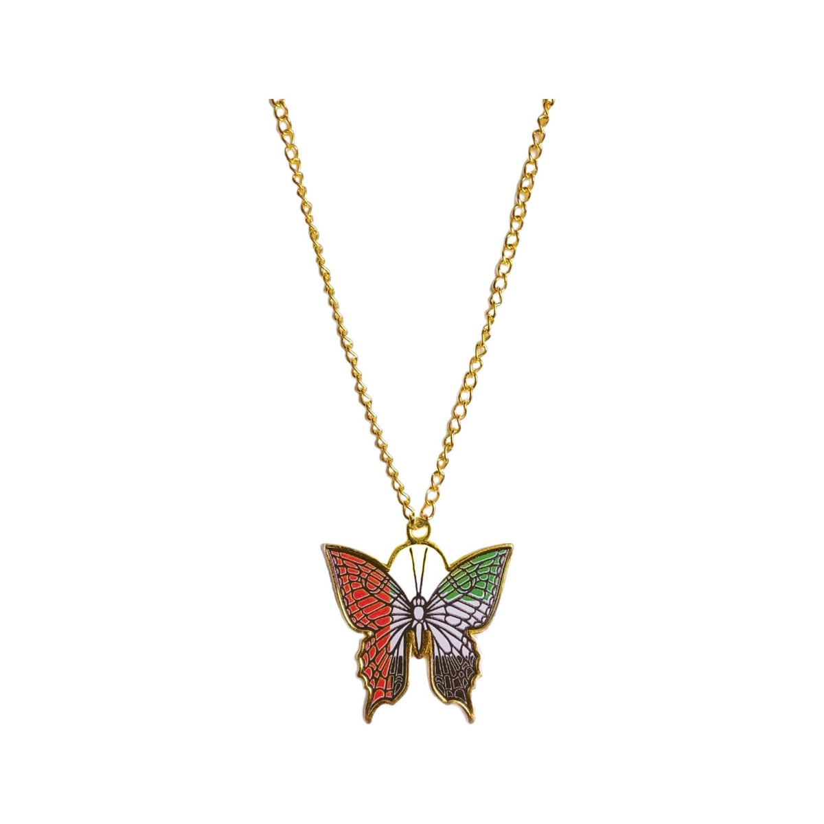 UAE Flag-Colour Pendant Necklace – main product view