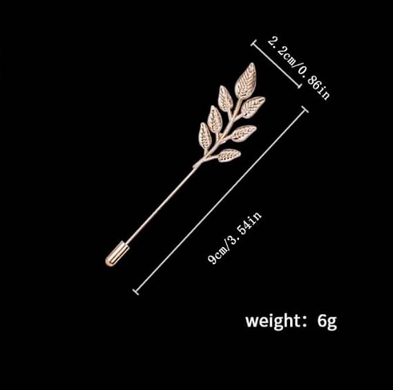 Leaf Lapel Pin – additional product view 3