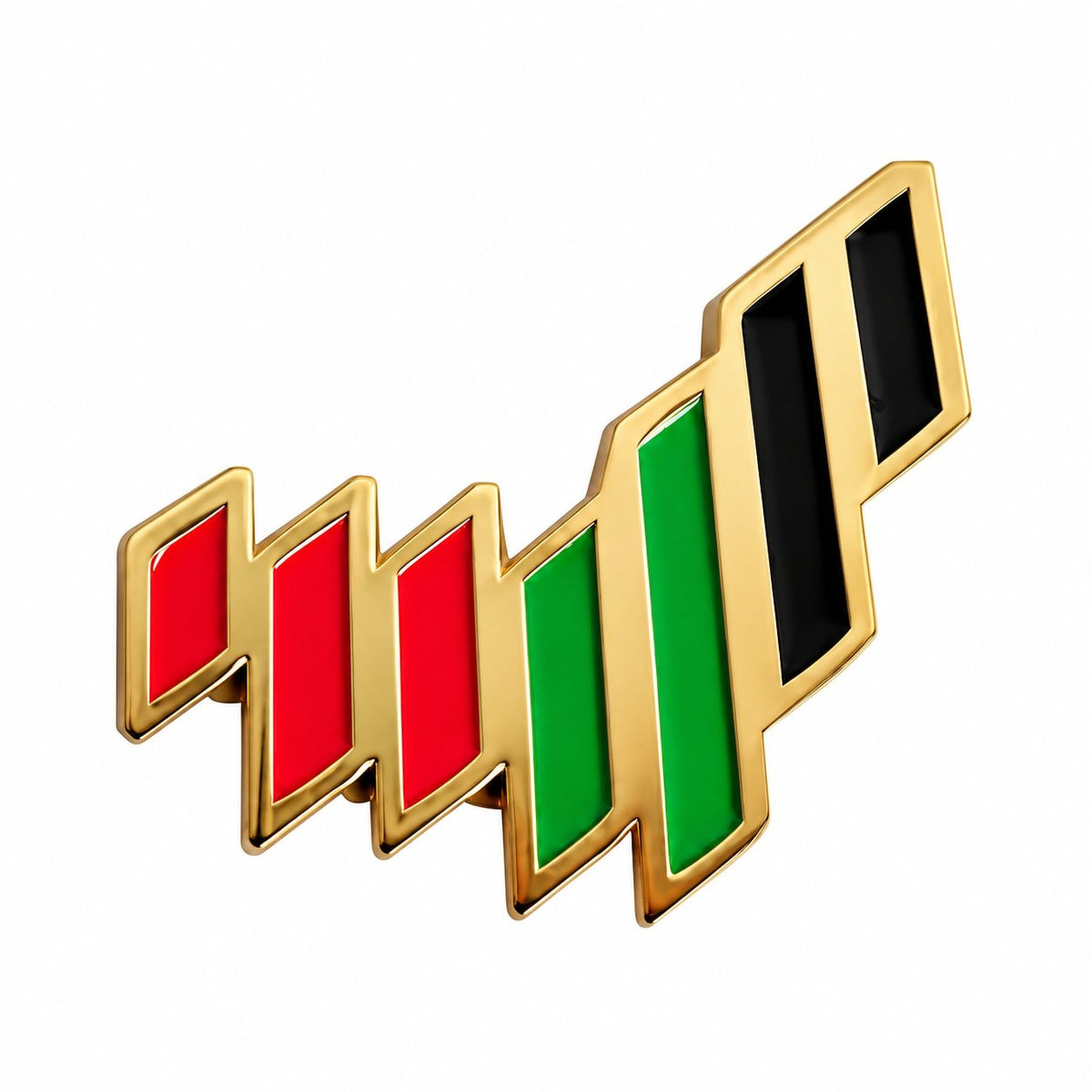 UAE Flag Magnetic Pin – Gold