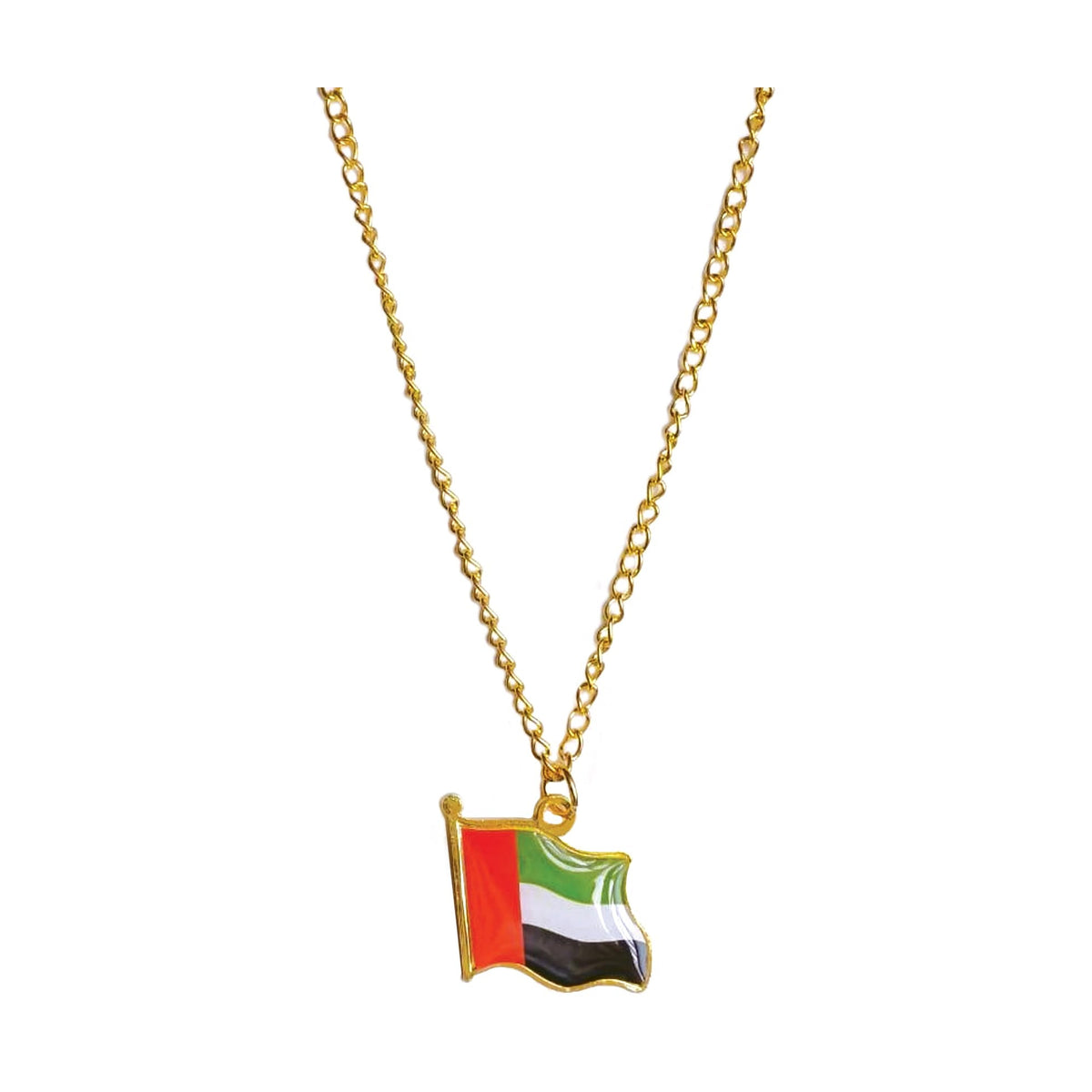 UAE Flag-Colour Pendant Necklace – Flag