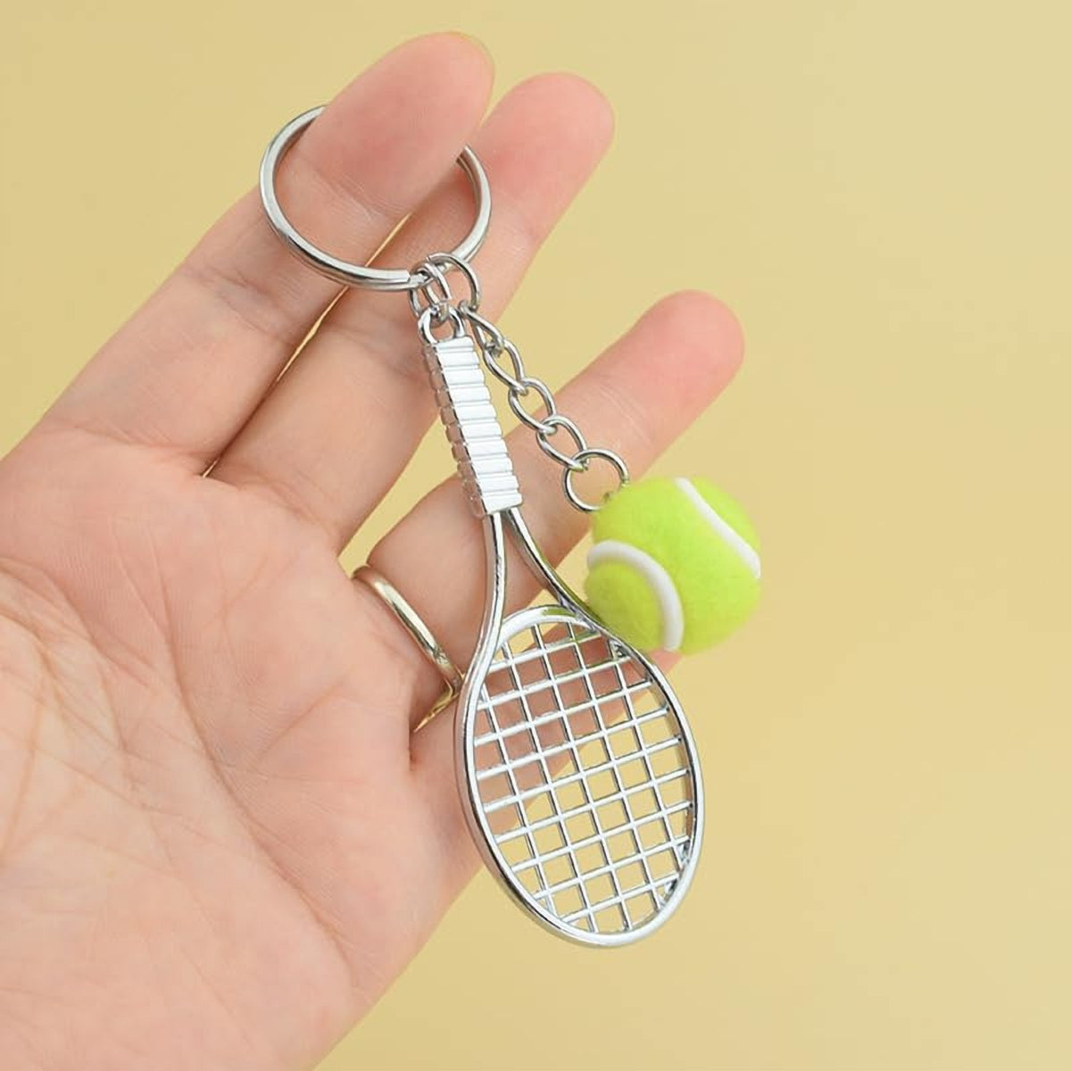 Tennis Racket Keychain – additional product view 1