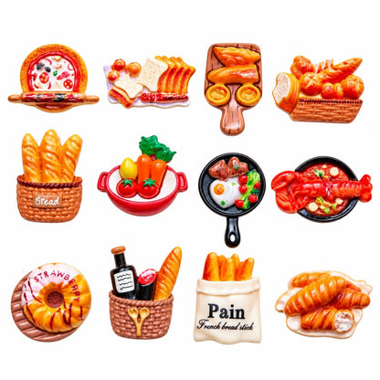 Food Fridge Magnets – 12 Piece Set – main product view