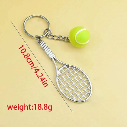 Tennis Racket Keychain – additional product view 2