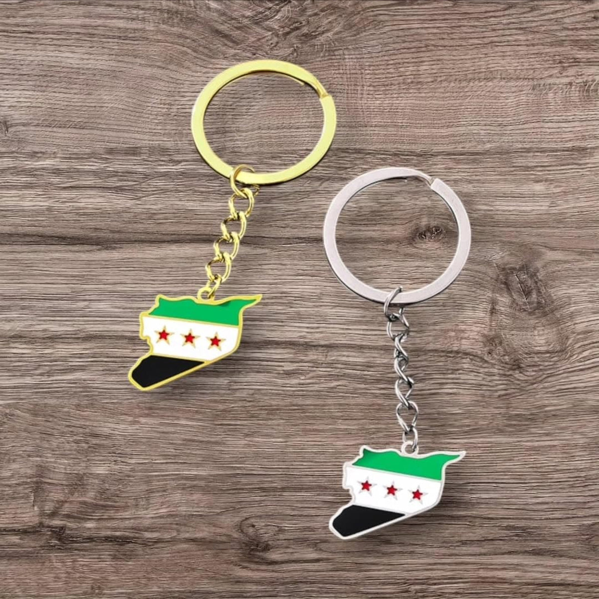 Syria Map Keychain – additional product view 2