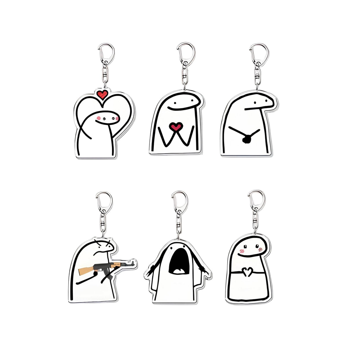 Character Keychain Set – main product view
