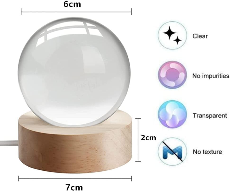 Crystal Globe Light – additional product view 2