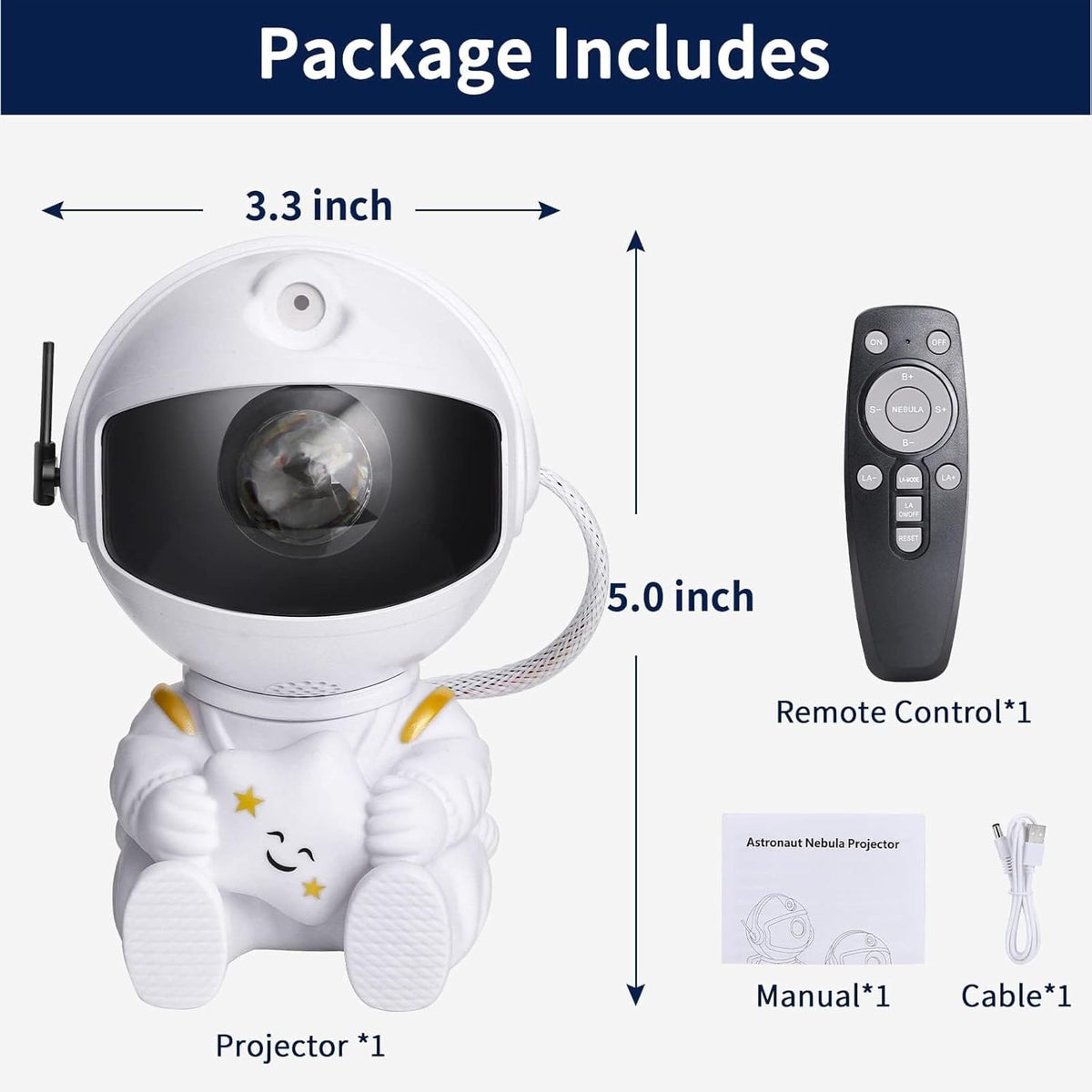 Astronaut Galaxy Projector – additional product view 4